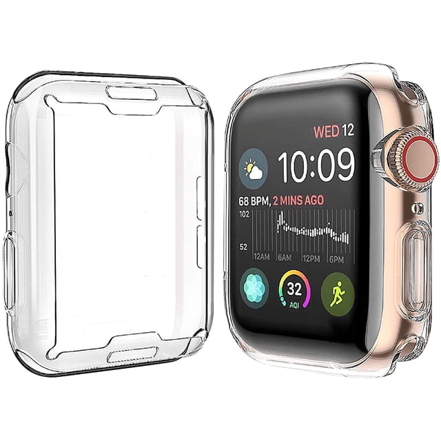 2 Pcs d'Étui de Protection Convenant à Apple Watch Series 6 / SE/Series 5 / Series 4, Protecteur d'Écran 40 mm, Étui de Protection Ultra Mince