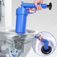 thumbnail image 1 of Clearance! NEW Pressure Pump Cleaner Unclogs Toilet Hand Powered Plunger Set Cheap Items Return Pallets #15, 1 of 7