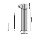 thumbnail image 3 of Portable Bicycle Mini Inflator | High Pressure Bike Pump | 120 PSI | Aluminum Alloy | Multi-Sport Ball Inflator | Flexible Hose | Compact Cycling Accessory | 5.71 Inches | For Bikes, 3 of 6