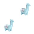 thumbnail image 1 of Wweixi 1/2/3 Animal Shape Pots Durable Materials For In Garden For Small Spaces Eco-friendly Alpaca skyblue 2PCS, 1 of 6