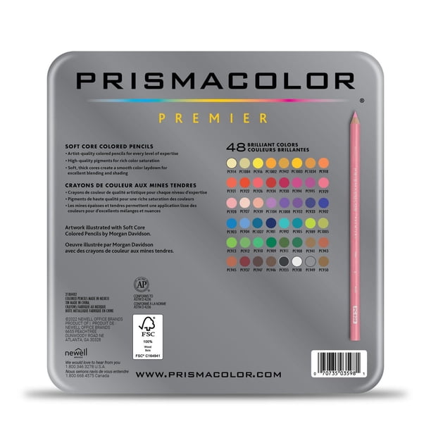 Prismacolor Premier Coloured Pencils, Soft Core, Assorted - Walmart.ca