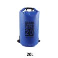 thumbnail image 3 of Waterproof Bags Multifunctional Outdoor Backpack Large-Capacity Equipment Foldable Kayak Rafting Bag Pool Beach Sports Gem Blue 20L Shoulders, 3 of 9
