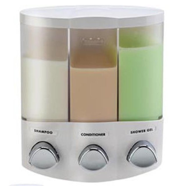 Better Living Distributeur de Savon et de Douche EURO TRIO Blanc Products
