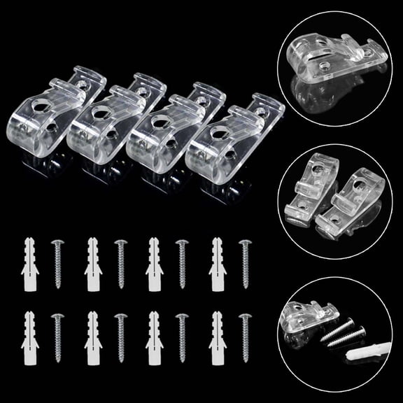 4PCS Child Safety Blind Clip Hooks for Curtain Vertical Roman Shades Chain