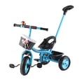 thumbnail image 1 of Bike Children Tricycle Balance Trike Folding Pedals Adjustable Push Handle Direction Control Toddler Bike, 1 of 8