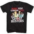 thumbnail image 1 of The Real Ghostbusters Série Télé Call-Em T-Shirt Noir pour Adulte, 1 of 2