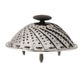 thumbnail image 3 of Starfrit Stainless Steel Vegetable Steamer, Fits Pots up to 9", Foldable Design, Extendable Handle, Removable Handle, Silicone feet, Dishwasher Safe, 3 of 8