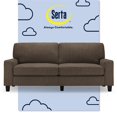 thumbnail image 1 of Serta Palisades 78" Track Arm Sofa with Removable Covers Brown, 1 of 17