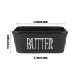 thumbnail image 3 of Yhmxh Kitchen Organizers And Storage New Ceramic Butters Box Cheese Butters Box Nordics Style Butters Storage Ceramic Jar Ceramic Yellow Jar, 3 of 6