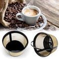 thumbnail image 2 of 2 Pcs Filtres à Café Réutilisables pour Panier de Filtre à Café de Remplacement pour 8-12 Tasses, 2 of 5