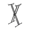 thumbnail image 1 of pitrice x Shaped Keyboard Stand Universal Portable Iron Piano Digital Stand for Stage, 1 of 6