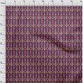 thumbnail image 3 of oneOone Coton Popeline Rayure & Tourbillon Ikat Impression Tissu à Coudre BTY 42 Pouces de Large, 3 of 4