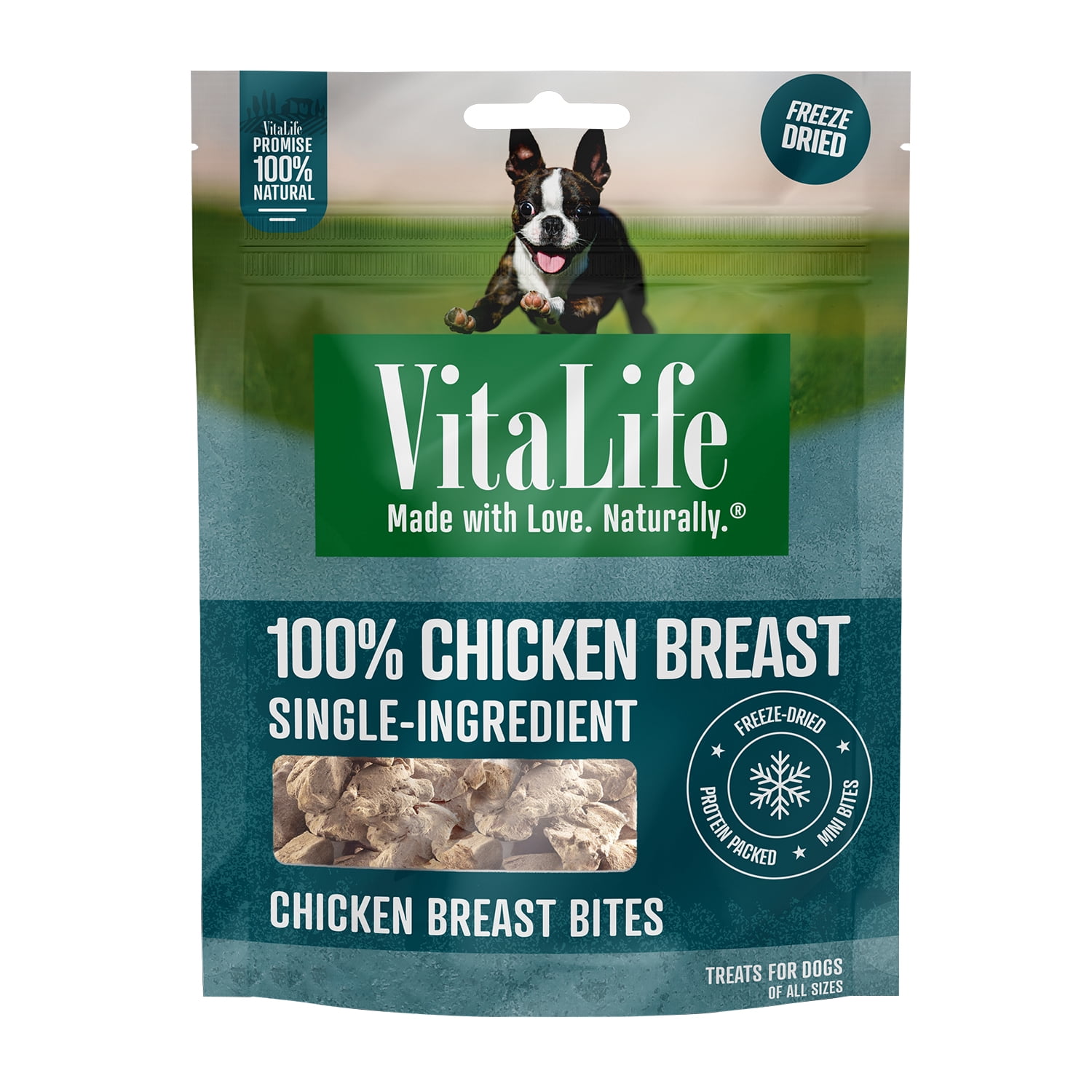 VitaLife Chicken Breast Bites, Freeze-Dried Dog Treats 122 g