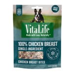 VitaLife Morceaux de poitrine de poulet, gâteries de chiens séchés au gel 122 g