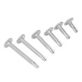thumbnail image 3 of Vis Auto-Perçantes, Tête Ronde Vis Auto-Perçantes 104 Pcs Antirouille Haute Résistance Résistantes à la Corrosion M4.2 Acier Carbone pour Meubles, 3 of 7