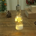 thumbnail image 1 of Home Decoration Christmas Decor Hanging Bottle Light Christmas Lamp Decorations Christmas Tree Bulb 13x4.5cm Light Bulb Decorative Items Gift Clear Light Bulbs, 1 of 7