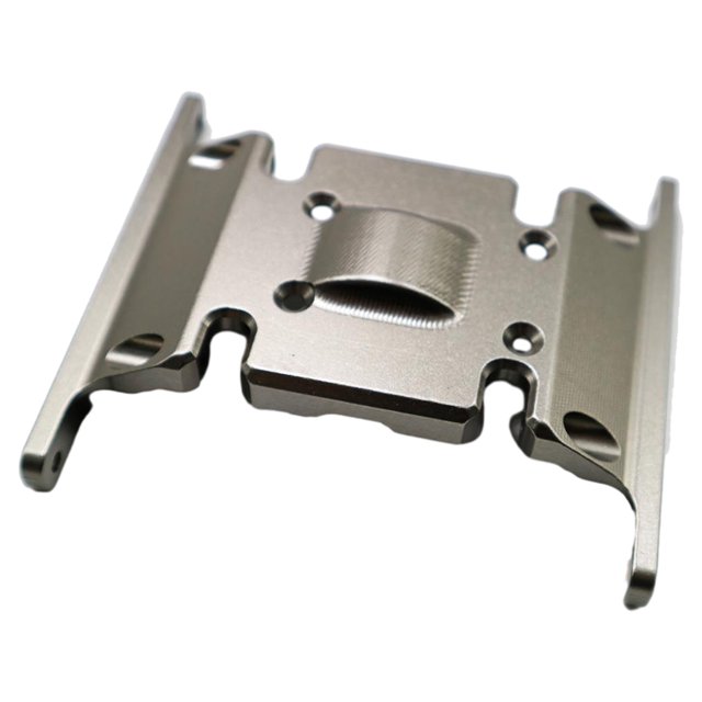 fastboy Gear Box Mount For VENTURE Aluminum Alloy Crawler Skid Plate 1pcs RC Car Accessories Replacement Parts RC Upgrade Part Titanium