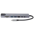 thumbnail image 4 of ANGGREK Station d'Accueil Hub 8-en-1 Typec vers RJ45 PD USB Typec Adaptateur Convertisseur, Type&8209, Po&8209, 4 of 8