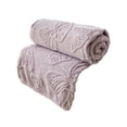 thumbnail image 2 of Boovnll Throw Blanket, Super Soft Warm Solid Color Thicken Double Layer Coral Velvet Blankets, Microfiber Machine Washable for Indoor Bedroom, Couch, Sofa, Floor, Camping, Blanket, 2 of 9