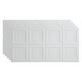 thumbnail image 1 of Fasade Portrait Vinyl 2ft x 4ft Glue Up Ceiling Panel Matte White 5 Pack, 1 of 5