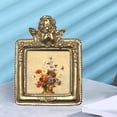 thumbnail image 4 of Style Photo Picture Display Vintage Style Cards Holder Desktop with Glass Front for Living Room, Home, Family Party ,Vocation Time , 11x14CM Angle Square, 4 of 7