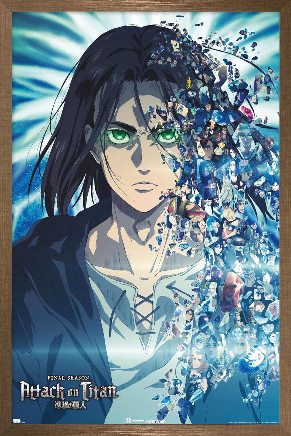 Attack on Titan: The Final Season - Fragments Wall Poster, 14.725" x 22.375"