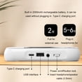 thumbnail image 4 of yingyy Lecteur CD Bluetooth avec Écouteurs pour Lecteur CD Sans Fil Portable MP3 Vert, 4 of 6