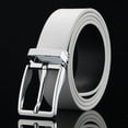 thumbnail image 4 of Langgg Mens Belt Handmade With Meticulous And Precise Craftsmanship For Any Occasion L63 Chromium White 1Set, 4 of 6