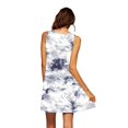 thumbnail image 1 of Fridja Womens Casual Summer Loose Printed Round Neck Sleeveless Dress, 1 of 5