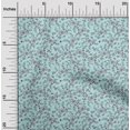 thumbnail image 2 of oneOone Cotton Poplin Turquoise Blue Fabric Asian Block Print Sewing Craft Projects Fabric Prints By Yard 56 Inch Wide, 2 of 4