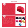 thumbnail image 2 of Bandeau de Course en Polaire Queue de Cheval Chauffe-Oreilles Élasticité Anti-Poussière Bandeaux Simples pour Course et Accessoires de Moto pour Sports Extérieurs Rouge, 2 of 6