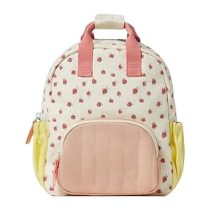 Kjfeif Sac à dos pour les filles - Mini Sac de 2 à 6 ans CartoonBreathable Sac de jour préscolaire confortable pour les voyages scolaires - P encre Fraise pour enfant