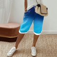 thumbnail image 4 of WEAIXIMIUNG Ladies Pants Pull On Brown Womens Color Pocket Straight Tube Loose Stretch Yoga Pants Color Contrast Solid Pants, 4 of 5
