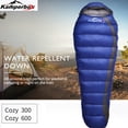 thumbnail image 4 of Cold Weather Mummy Sleeping Bag Winter Sleeping Bag Down Sleeping Bag for Backpacking Camping, 4 of 7