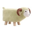 thumbnail image 2 of simhoa Animal Footstool Cartoon Footrest Ottoman for Living Rooms Entryway Playroom Green, 2 of 8