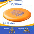 thumbnail image 4 of Wham-O Frisbee Go Flying Disc, 9 Inch Lightweight Toy for Beginners Outdoor Beach Park Backyard Game - 70g, 4 of 7