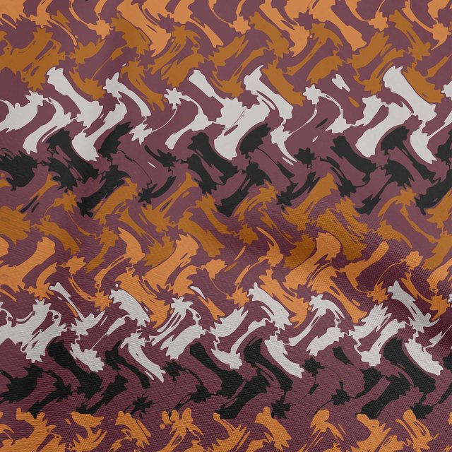 oneOone Cotton Poplin Dark Magenta Fabric Geometric Craft Projects Decor Fabric Printed By The Yard 42 Inch Wide-2G