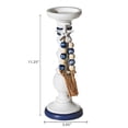 thumbnail image 2 of IH Casa Decor Pilier Bandlerser Avec Guirlande Perlée 11.25", 2 of 3