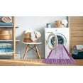 thumbnail image 2 of Ahgly Company Tapis d'Intérieur Lavable à la Machine, Carré, Transitionnel, Orchidée Violet, Tapis de Zone, 5 Pieds Carré, 2 of 7