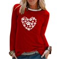 thumbnail image 2 of Chandail Décontracté pour Femmes Motif Patte d'Ours Amour Manches Longues Tupper, 2 of 4