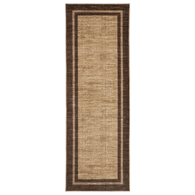 Bordered Washable Area Rug,Hallway Runner Rug,Washable Rug with Non-Slip Backing Stain Resistant Easy Cleaning Floor Cover for Dining Room, Living Room, Bedroom