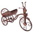 thumbnail image 3 of Wine Rack, Wine Bottle Stand, Tricycle Shape Displays And Stores Bike Shape Art For Bar Counter Home Decor Bronze, 3 of 8
