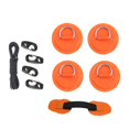 thumbnail image 4 of Ensemble d'Accessoires Élastiques en Matériau Premium Patch Rond pour Canot Pneumatique Kayak Orange, 4 of 8