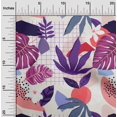 thumbnail image 2 of oneOone Cotton Poplin Purple Fabric Tropical Craft Projects Decor Fabric Printed By The Yard 42 Inch Wide, 2 of 5