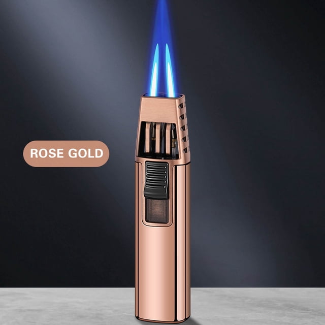 EARKITY Torcher Lighter, Portable Brightfire, Jet Lighter, Turbine Torcher Lighter, Torch Gas Flame Lighter, Inflatable Gas Waterproof Windproof Jet Torch Lighter for Candle Camping BBQ Kitchen