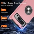 thumbnail image 2 of KOMI for Google Pixel 8 Pro Case, Slim Tough Rugged Shockproof Protective Pixel 8 Pro Phone Case with Metal Ring Kickstand for Google 8 Pro Case, Pink, 2 of 5