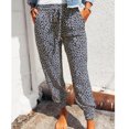 thumbnail image 1 of drppepioner Pantalon Décontracté pour Femmes Été Pantalon à Imprimé Léopard Bas Pantalon de Sport, 1 of 4