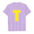 thumbnail image 4 of TZEWGL Cute Shirt For Kid Letter Printed Short Sleeve Print Crewneck Top For Newborns size 8-9T, 4 of 4