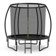 thumbnail image 1 of Gymax Trampoline Récréatif de 12 Pi avec Échelle, Filet d'Enceinte, Coussin de Sécurité, Extérieur, Noir, 1 of 6