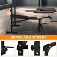 thumbnail image 4 of QinaQin Olym-pic Adjustable Weight Training Bench Set with Squat Rack, Home Fitness Bench Press, Preacher Curl Mat, and Leg Trainer, 4 of 6